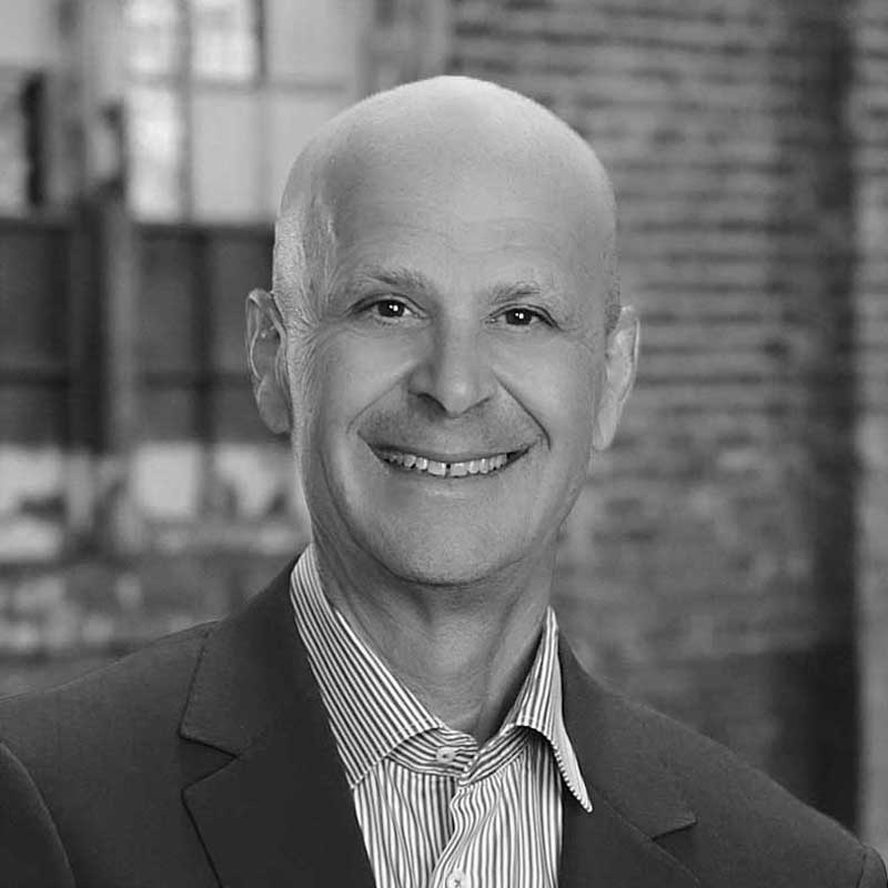 A black and white photo of the Principal and Executive Vice President for LDK Ventures, Alan Hersh.