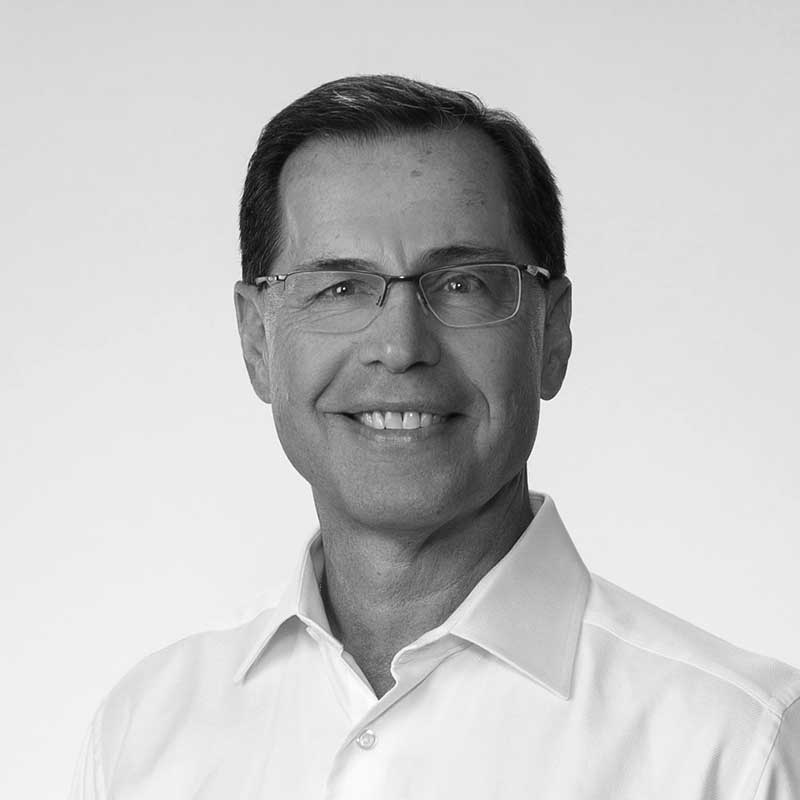 A black and white photo of the Principal and General Counsel for LDK Ventures, Jay Heckenlively.